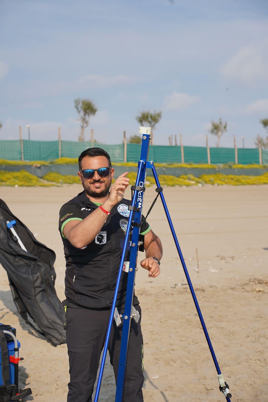 L'atleta LNI Pozzuoli Surfcasting team Castiglione Diego